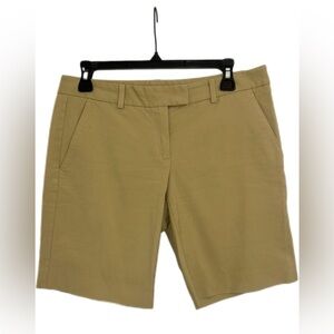 Theory‎ Khaki Palmer Tailored Shorts Size 8